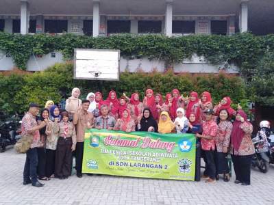 SDN Larangan 2, Sambut Tim Penilai Sekolah Adiwiyata Tingkat Kota Tangerang