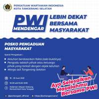 Launching Program 'PWI Mendengar', PWI Tangsel Buka Posko Aduan PPDB