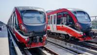 Transportasi LRT.
