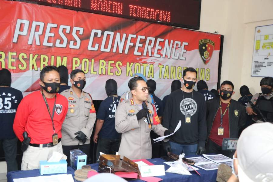 Polresta Tangerang Tetapkan 9 Tersangka Pelaku Demo Anarkis