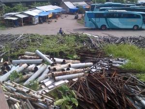 Obyek Sisa Bongkaran TTM Rawan Pencurian