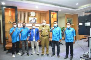 Zaki Terima Kunjungan Ketua DPD KNPI Kqbupaten Tangerang