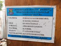 Lelang Proyek Gedung Pramuka Panongan Dinilai Janggal