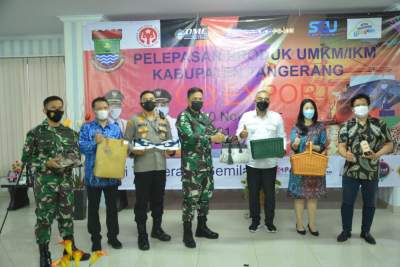 Zaki Hadiri Pelepasan Produk UMKM yang akan Diekspor