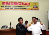 Deni Terpilih Jadi Ketua Umum KONI Serang Periode 2015-2016