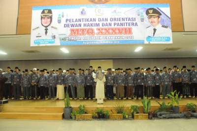 Bupati Lebak Lantik Dewan Hakim dan Panitera MTQ XXXVII Tingkat Kabupaten &nbsp;