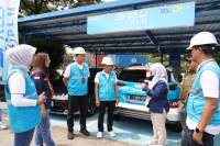 PLN UID Jakarta Raya dan Kementerian ESDM Inspeksi Bersama SPKLU di Rest Area Jalur Mudik