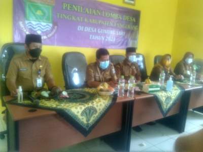 Lomba Desa 2021, DPMPD Tangerang Lakukan Evaluasi Perkembangan Desa