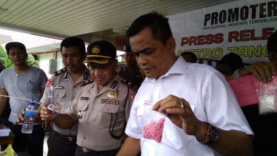 Barng bukti dari bandar narkoba.