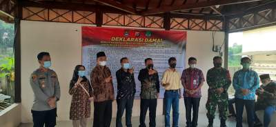 Calon Kades di Cikupa Deklarasikan Pilkades Aman dan Damai