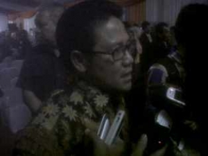 Menteri Tenaga Kerja dan Transmigrasi, Muhaimin Iskandar di Serang,Banten.senin(28/10) 