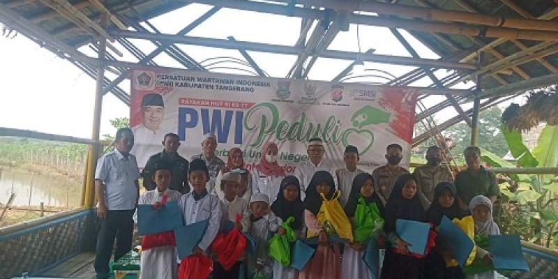 PWI Kabupaten Tangerang Gelar Santunan Yatim Piatu